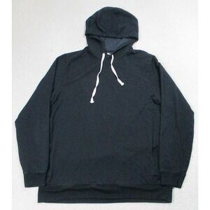 Travis Mathew Hoodie Sweatshirt Mens XL Black Modal Blend Pullover Casual